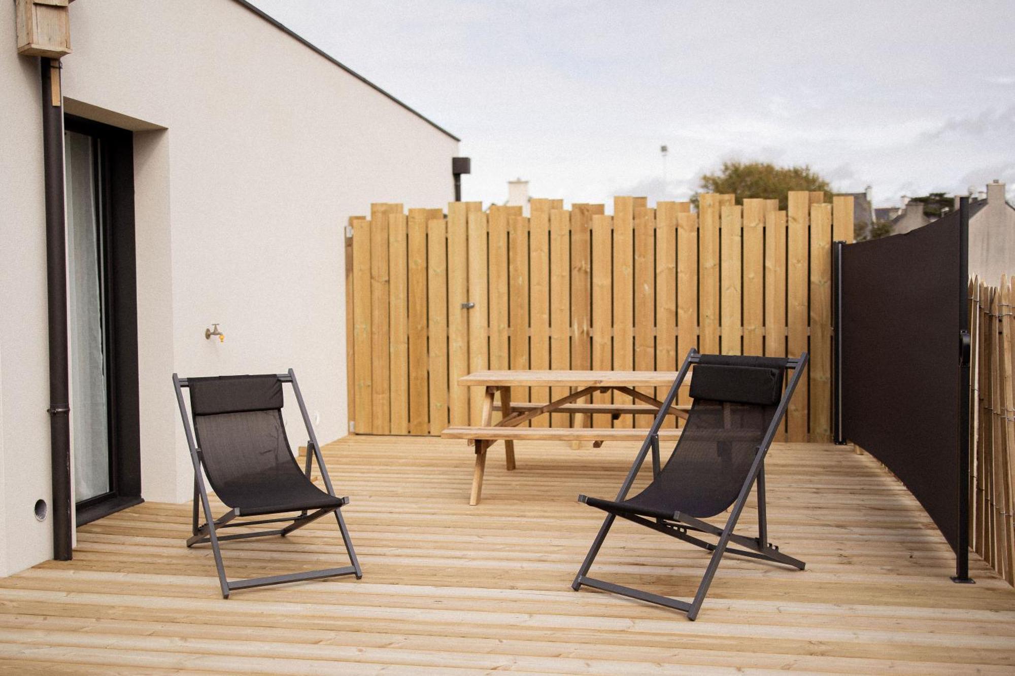 Men Louet O - Gite De Bord De Mer Ploudalmezeau Ngoại thất bức ảnh